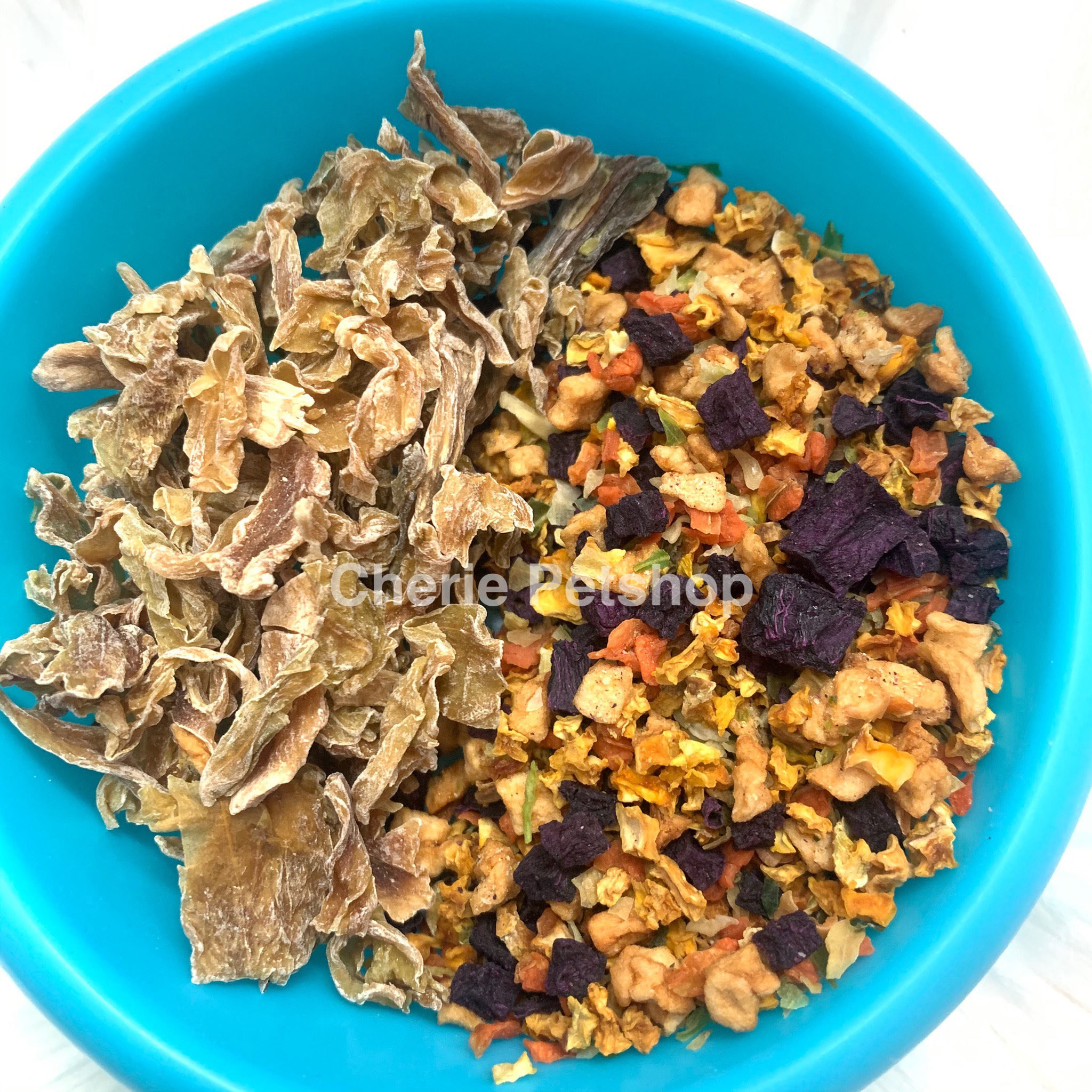 Rau củ / bắp cải sấy cho thú cưng
