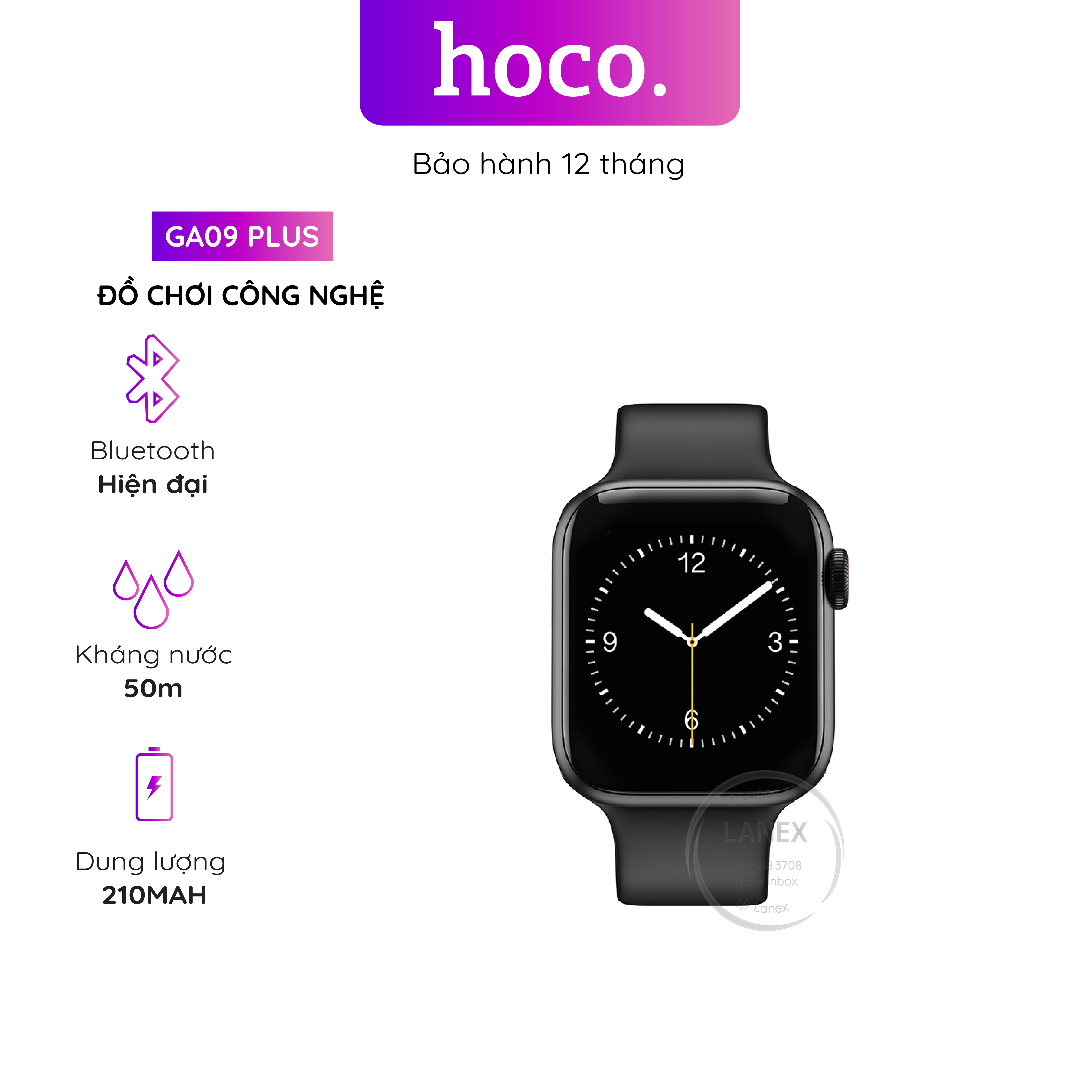Đồ chơi công nghệ hoco ga09 plus đồng hồ thông minh