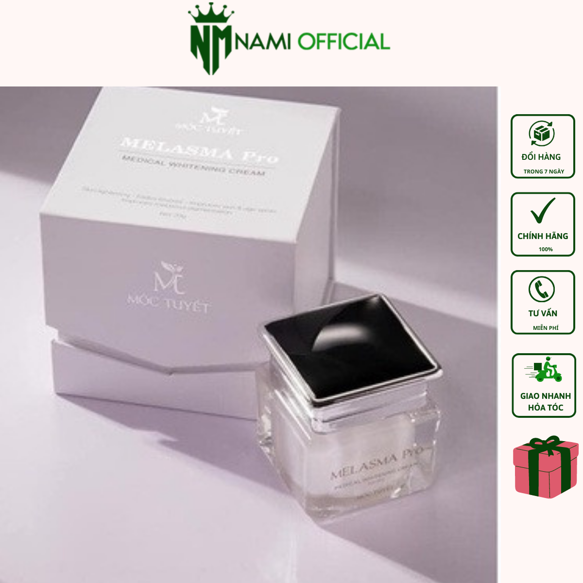 Cao Nám Mật Ong Mộc Tuyết   Nám, tàn nhan hiệu quả [mẫu mới]