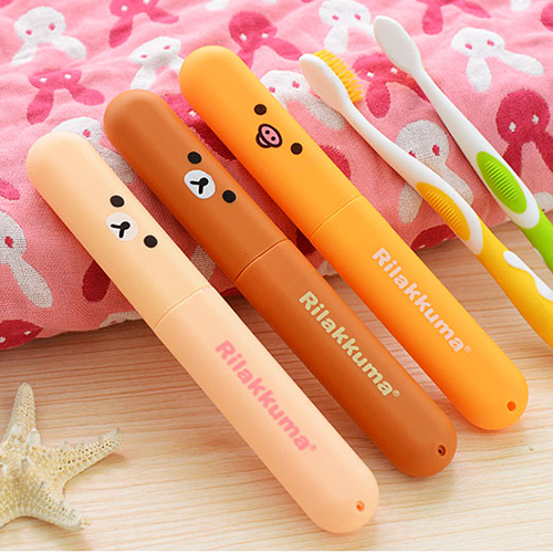 Combo 2 hộp đựng bàn chải xinh xắn du lịch nhỏ gọn rilakuma
