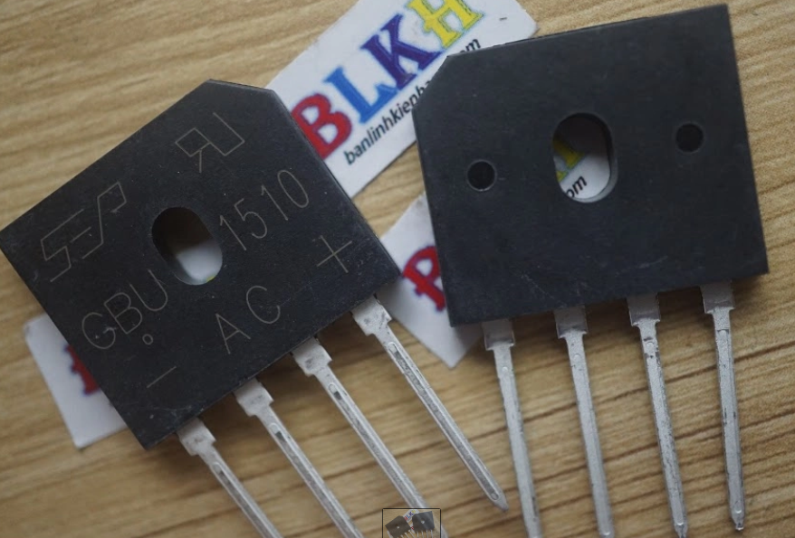 Combo 4 con diode cầu gbu1510 1510 15a 1000v sip-4 chính hãng sep