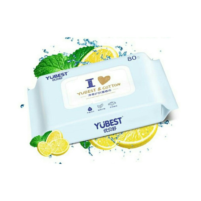 Khăn ướt yubest nội địa trung loại 80 tờ