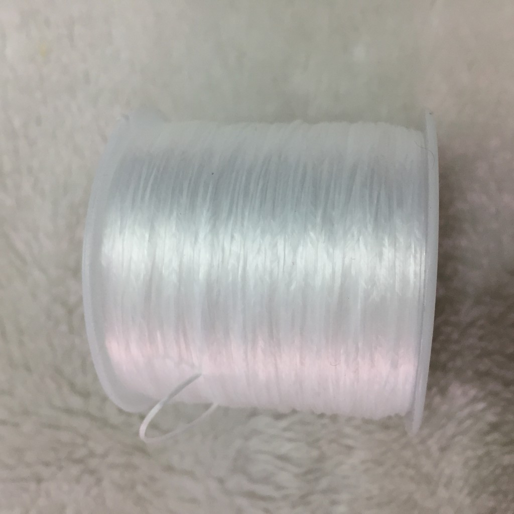 [HCM]Cuộn dây cước lụa xâu vòng 60m/cuộn (Quý khách vui lòng xem kỹ mô tả để chọn màu phù hợp)