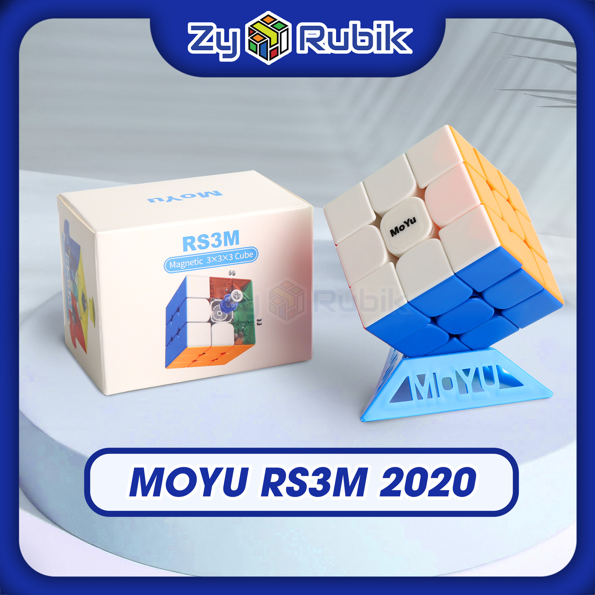 Rubik 3x3 RS3M 2020 MFJS/ Moyu RS3M 2020 / Rubik Nam Châm Stickerless - ZyO Rubik