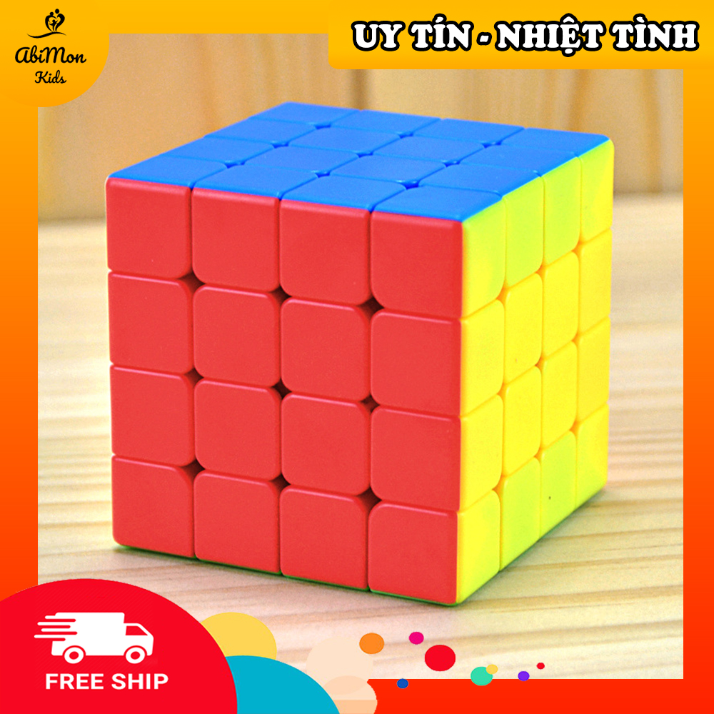 🌻 Bộ Rubik 4x4 Lập Phương (QY SpeedCube) ☘️ Montessori cao cấp ✨ Đồ chơi Gỗ - Giáo dục - An toàn - Thông minh