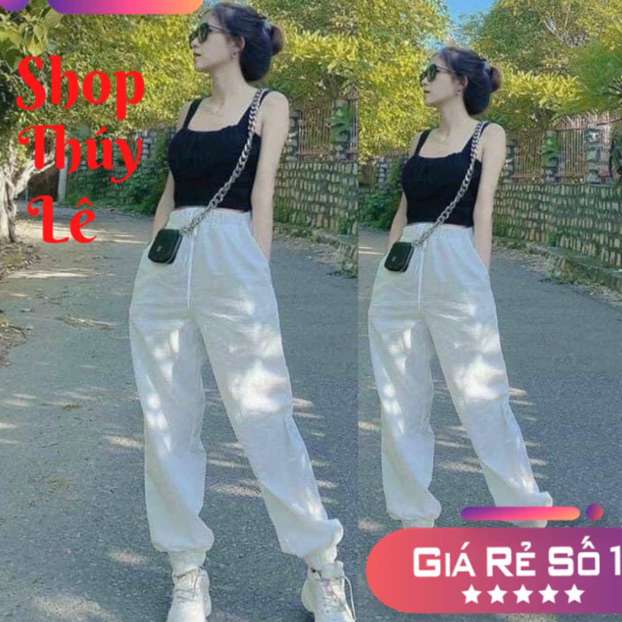 [XẢ KHO 3 NGÀY] Quần Jogger Nữ Bo Gấu Cá Tính [Hàng Chất] Chất Vải Siêu Mềm Mịn, Mặc Mát, Cảm Giác Thoải Mái,Năng Động