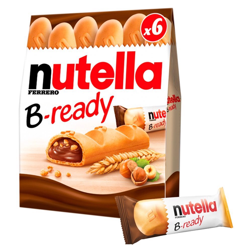 Bánh quy nhân socola hạt phỉ Nutella B-Ready hộp 132gr (6 bánh)