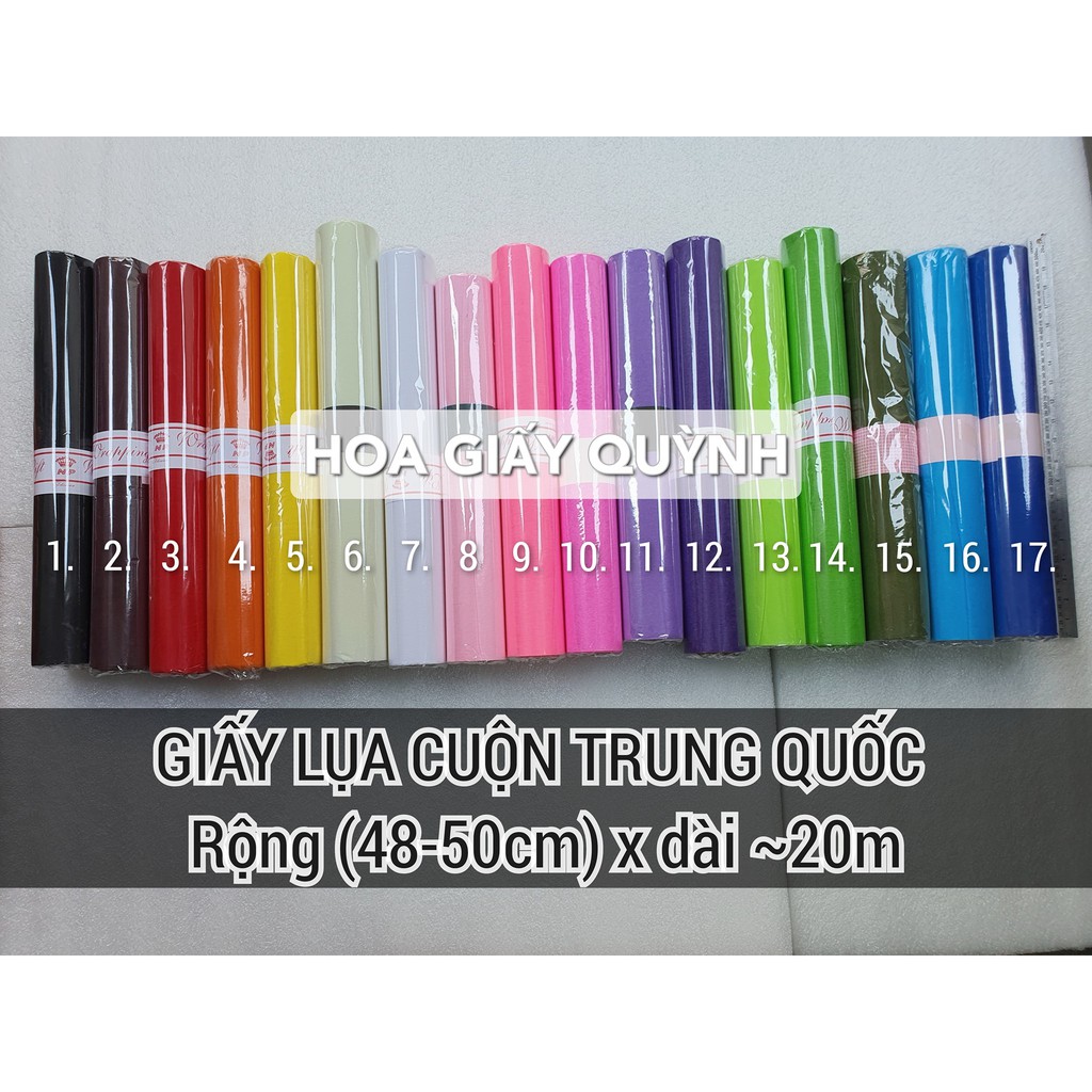 Cuộn giấy lụa mỏng trung quốc