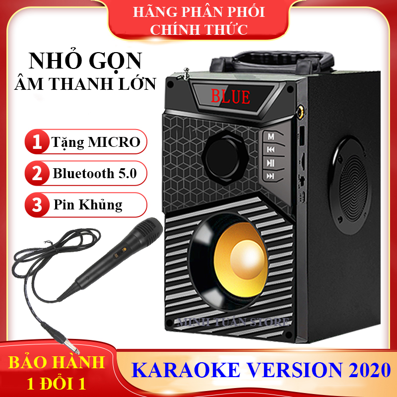 Loa Karaoke Bluetooth Công suất lớn, Loa hát karaoke, Loa kẹo kéo, Khám phá Loa Xách Tay  Siêu Trầm Siêu Bass Bluetooth Cao Cấp  Trợ Giảng - Hát KARAOKE  2 MIC - Đỉnh cao công nghệ giải trí 2018 - Bảo hành 1 đổi 1 bởi SUN STORE SG