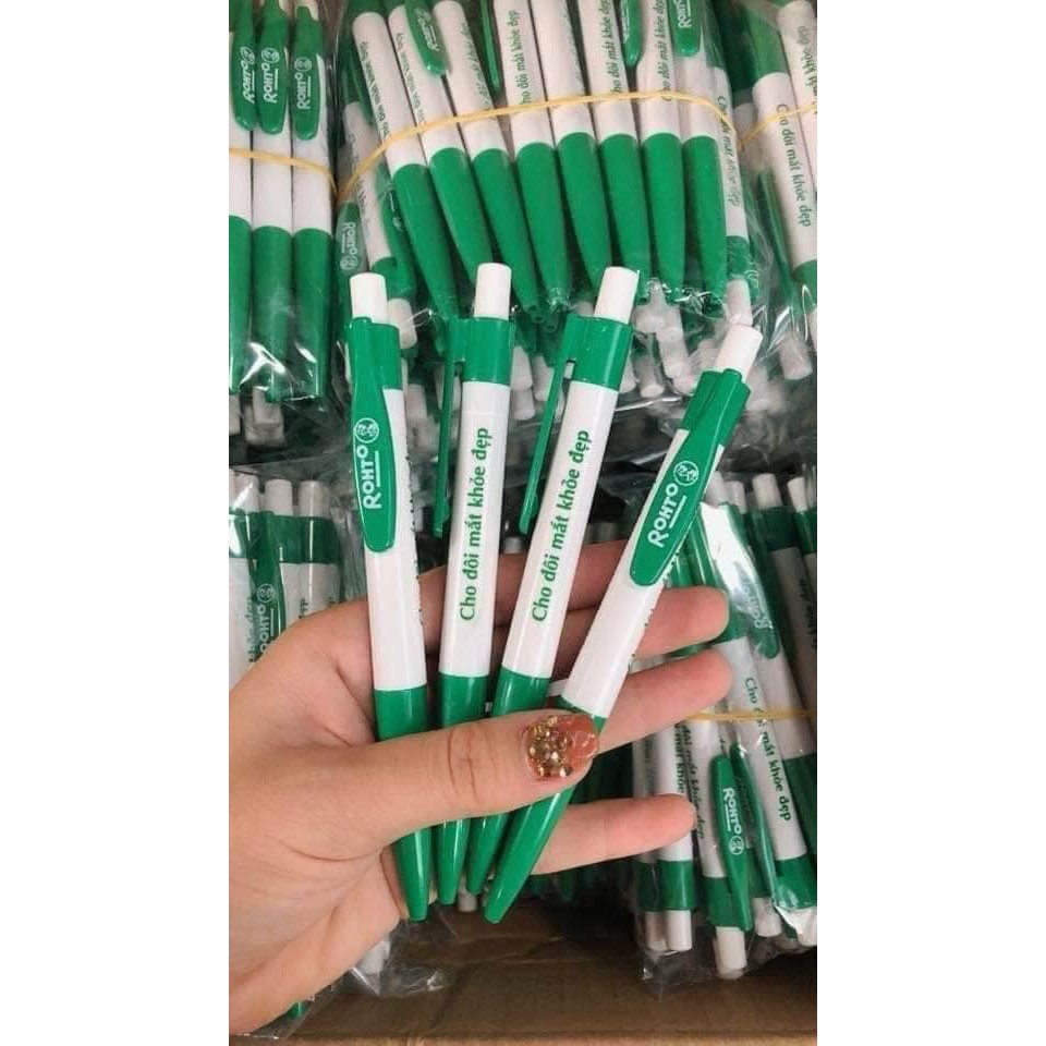 Set 100 cây bút bi ( viết bi ) xanh- Hàng khuyến mãi của VROHTO