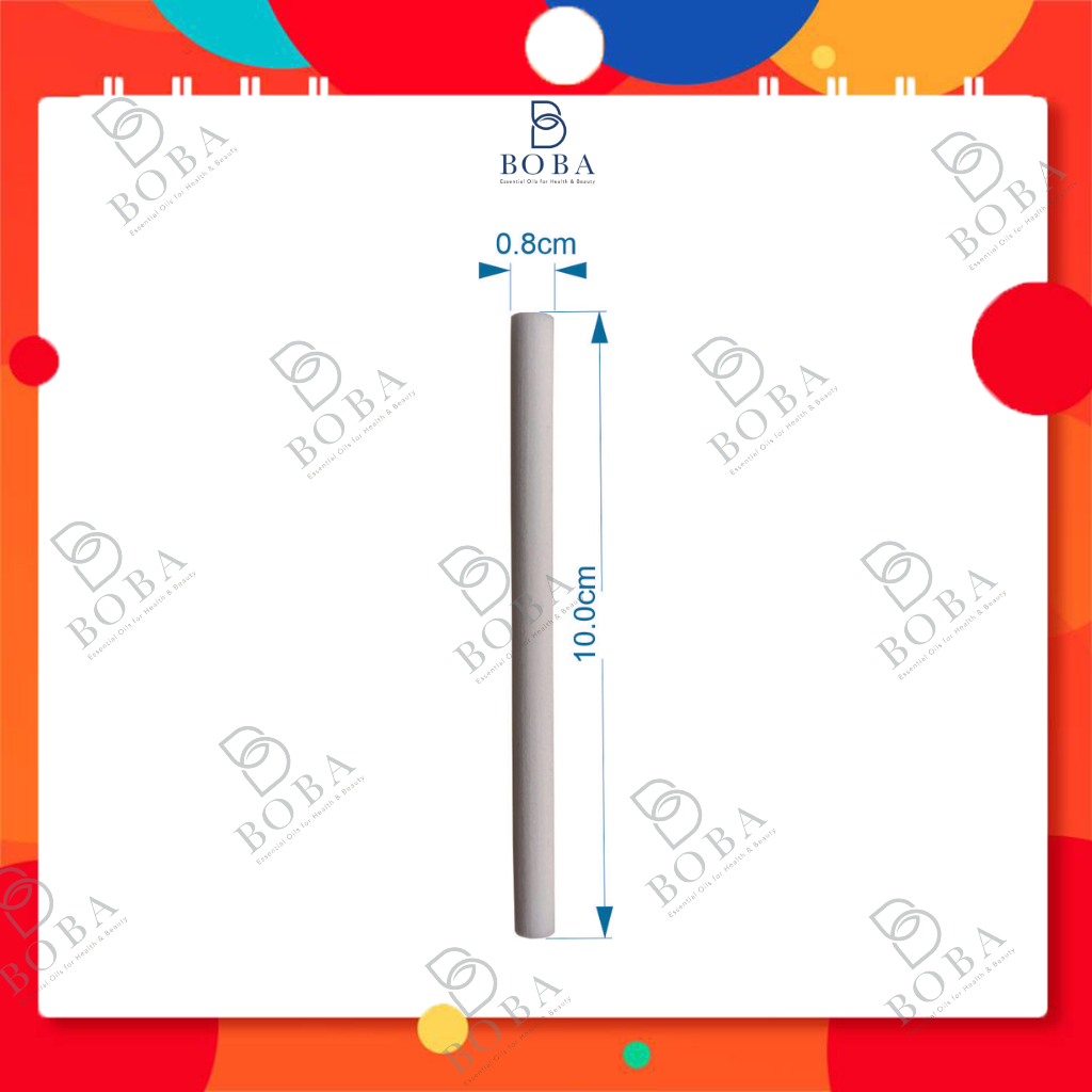 (HCM)KT 0.8x10cm Lõi bông thay thế cho máy xông tinh dầu và máy phun sương tạo ẩm, Kích Thước 0.8 x10 cm - bobashop.vn