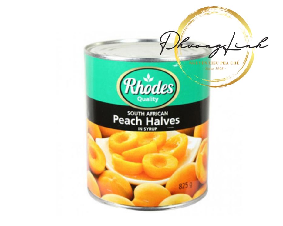 Đào Ngâm  Nước Đường Hiệu Rhodes  Xuất Xứ Nam Phi Trọng Lượng 825G Sản Phẩm Đúng Như Hình Mô Tả 100%