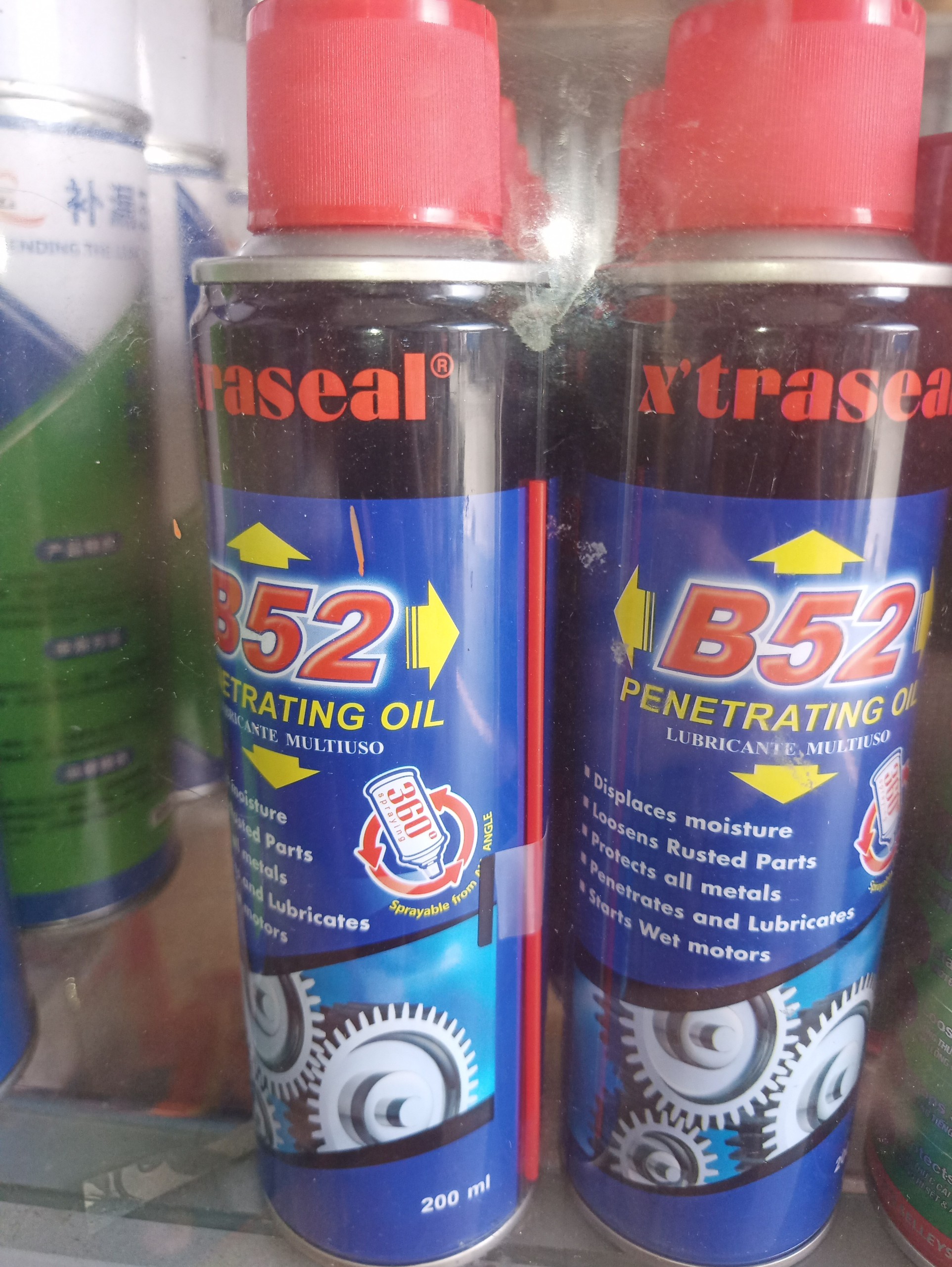 Dầu Xịt chống rỉ sét, bôi trơn, dưỡng sên Xtraseal B52 200ml