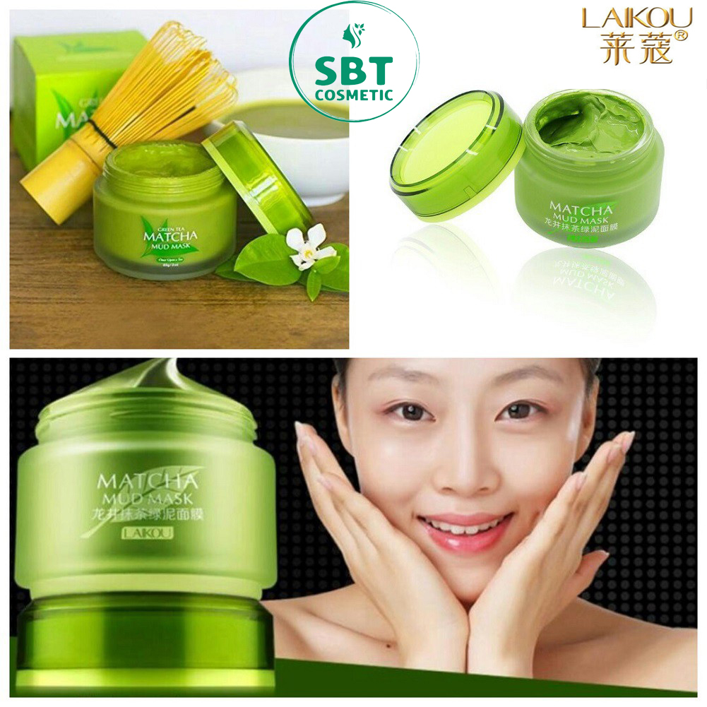 [HCM][Hủ Lớn] Mặt Nạ Bùn Trà Xanh Laikou Matcha Mud Mask 6 Tác Dụng 85g - Dưỡng Ẩm Kiểm Soát Mụn Kiềm Dầu