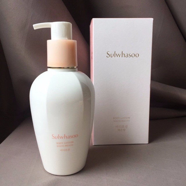 Sulwhasoo Body Lotion White Breath 250ml Dưỡng Thể Trắng Da Mềm Mại Căng Mướt