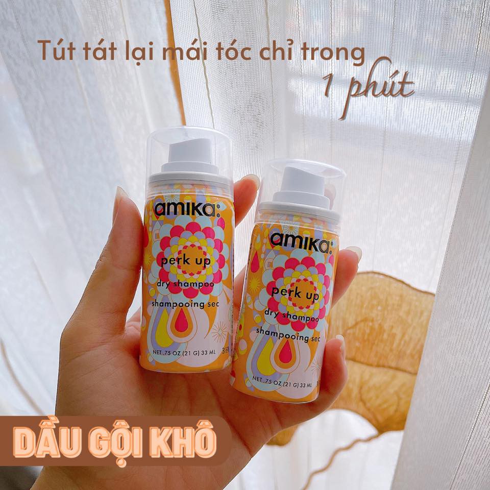 Dầu gội đầu khô Amika Perk Up Dry Shampoo