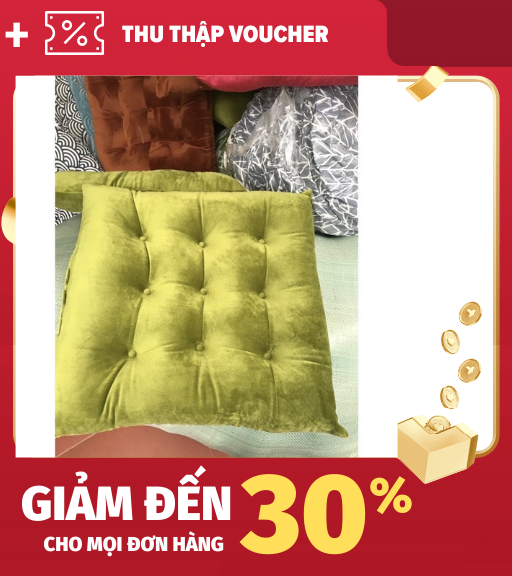 Đệm ngồi bệtnệm ghế nỉ nhung cao cấp