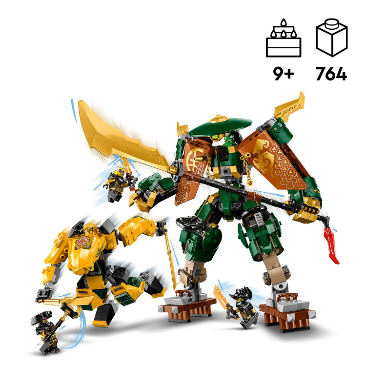 LEGO MOC 71774, 71754 + 71775 Dragon Ninjago Mech Bundle, Lloyd and Nya  by Ransom_Fern