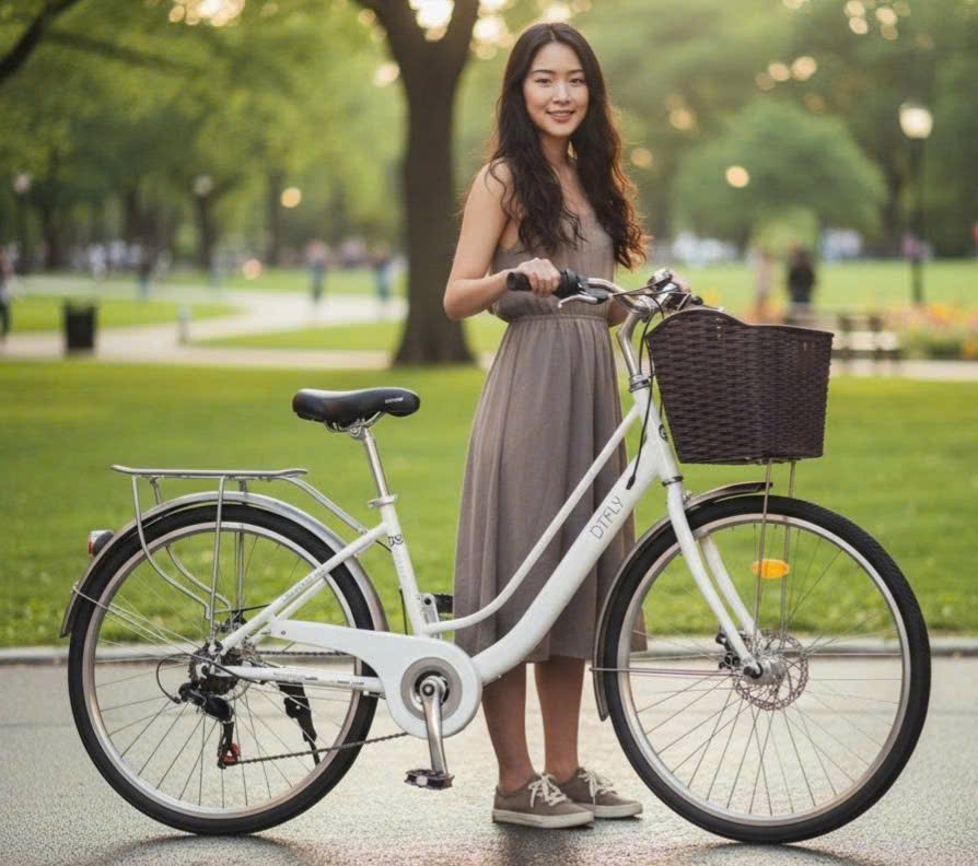 XE MINI NỮ KHUNG NHÔM CAO CẤP DT.FLY SIZE 26 -HÀNG NHẬP KHẨU