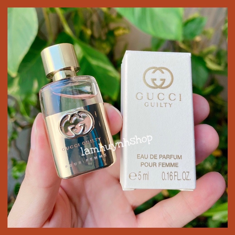 Nước hoa mini gucci guilty pour femme 5ml