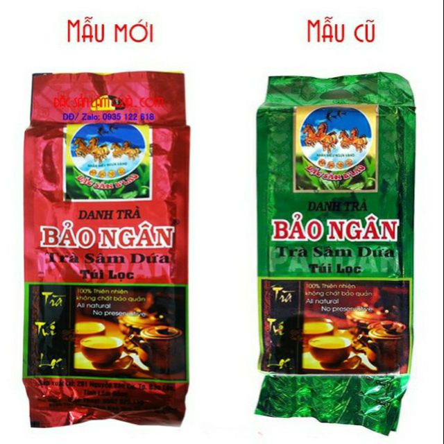 350g trà sâm dứa túi lọc bảo ngân - đặc sản b'lao