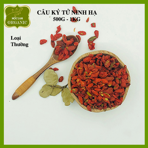 Câu kỷ tử ninh hạ khô sạch chất lượng túi 500g - 1kg