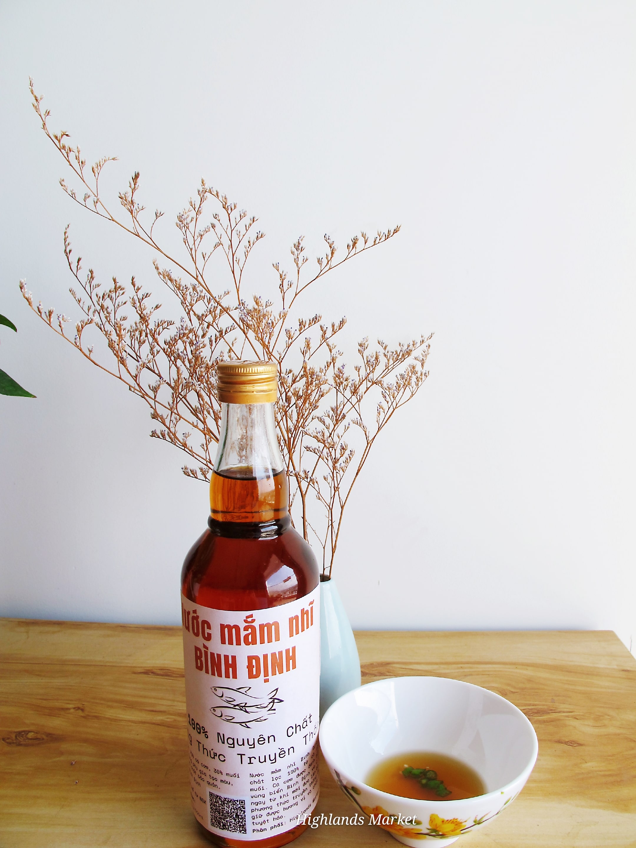 NƯỚC MẮM NHĨ BÌNH ĐỊNH NGUYÊN CHẤT 100% - 1L