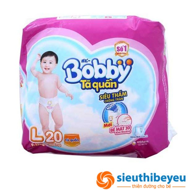 Bỉm quần bobby l20