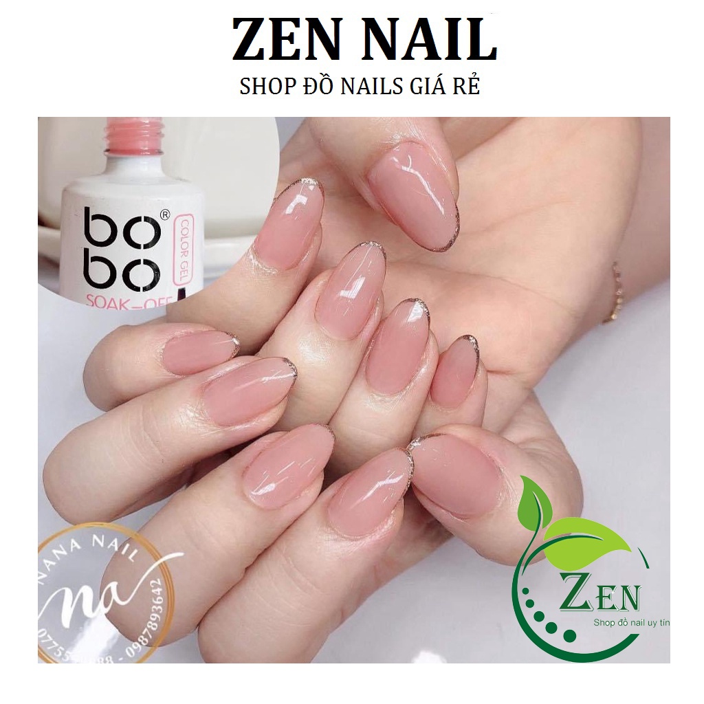 Sơn gel thạch bobo Hồng phai , chai 15ml