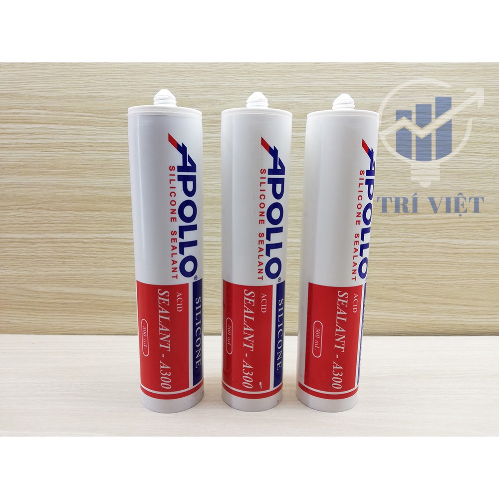 Keo silicon a300 trắng trong/ trắng đục/ đen - chất lượng