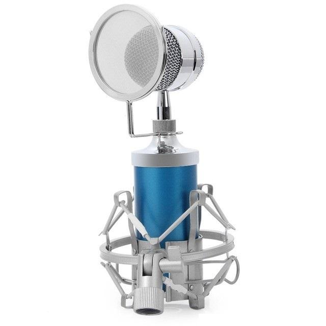 Bộ sản phẩm hát Karaoke chuyên nghiệp thế hệ mới BM-8000 + Màng lọc âm + Shockmount giá rẻ
