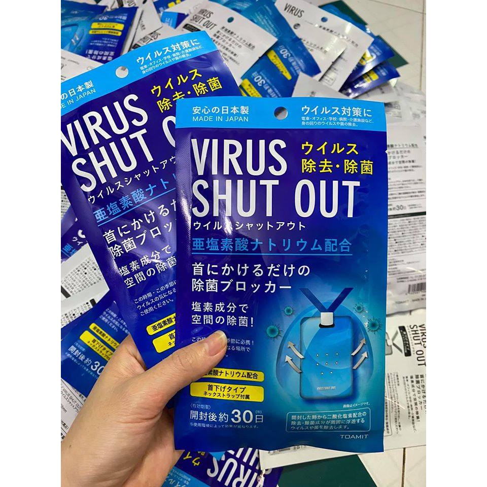 [hàng nội địa Nhật] Thẻ Diệt Virus Nhật Bản - Thẻ Đeo Chống Virus Nhật Bản