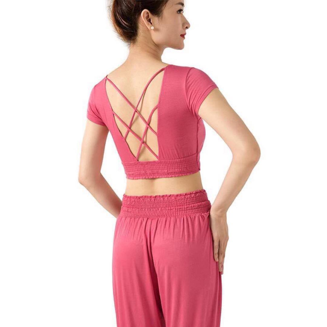 Bộ đồ tập yoga zumba đan dây lưng gume