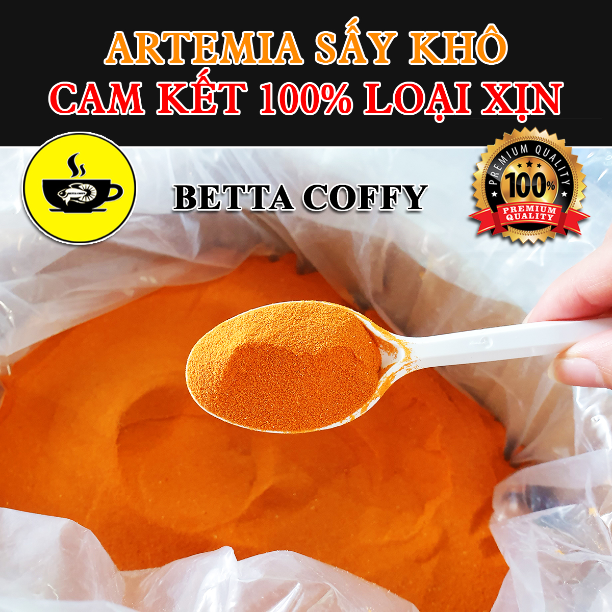 Artemia Sấy Khô Dạng Bột Cho Cá 🐠 BETTA COFFY ☕️