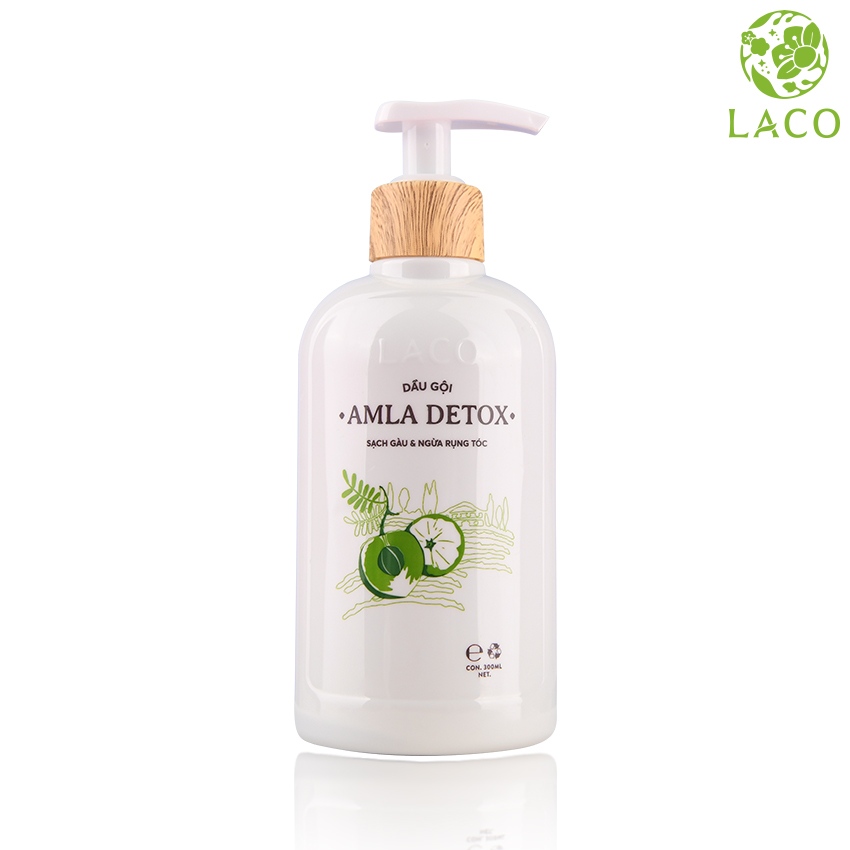 [Giảm gãy rụng tóc - Sạch gàu] Dầu Gội Amla Detox - Chai 300ml