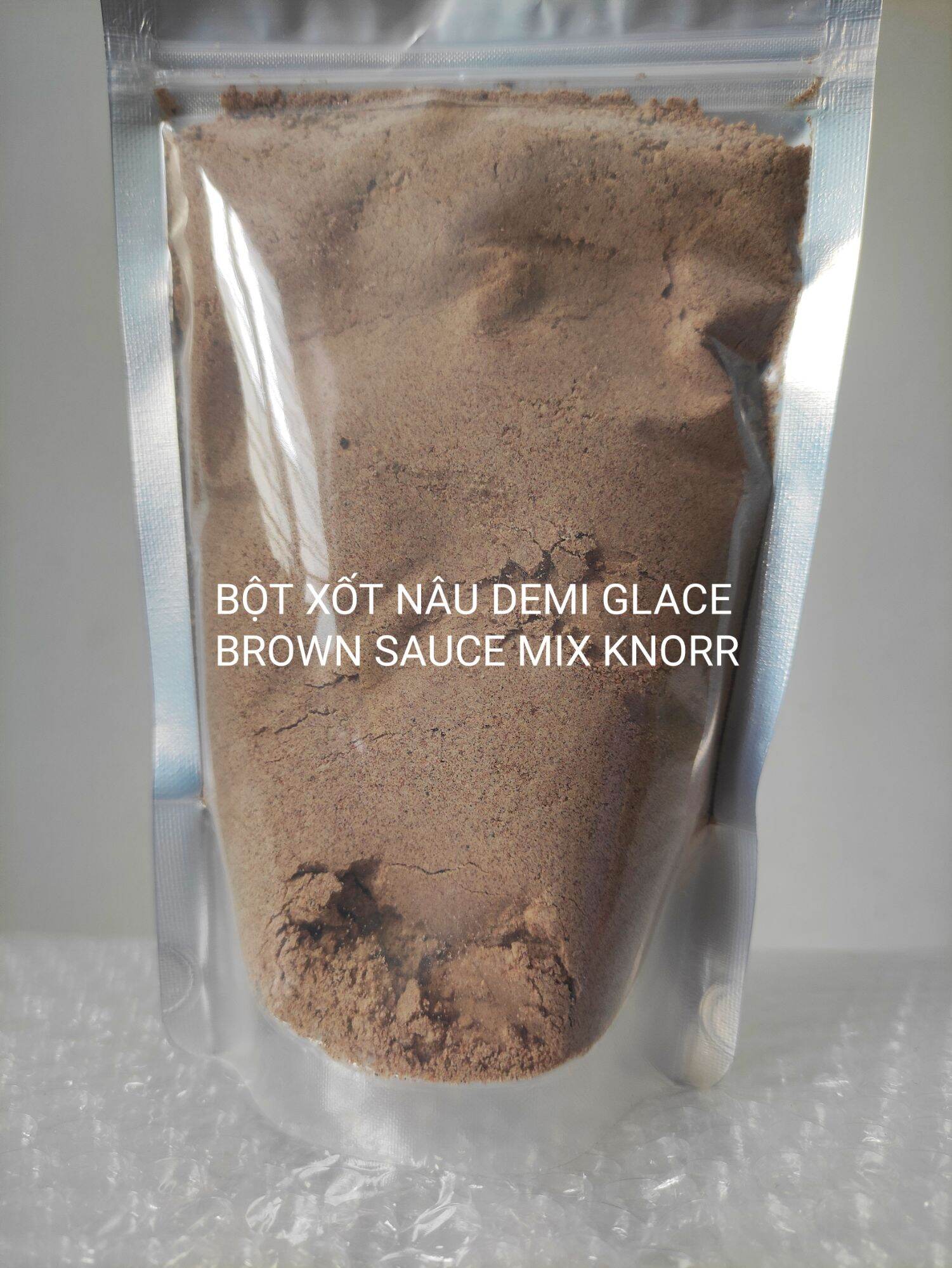 Bột Xốt Nâu Knorr Demi Glace Brown Sauce Mix Túi Zip 100 Gram