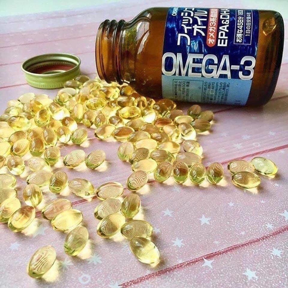HCM -Viên uống dầu cá omega-3 Orihiro 180 viên