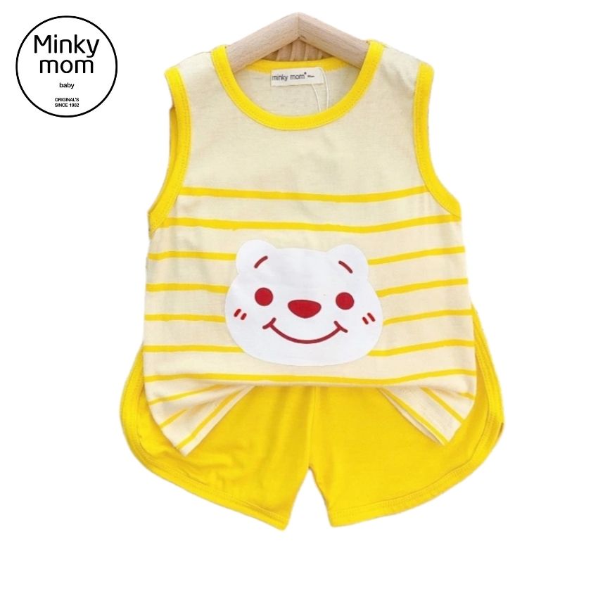 Bộ ba lỗ thun lạnh Minky Mom cho bé 7- 28 kg BL-IN65