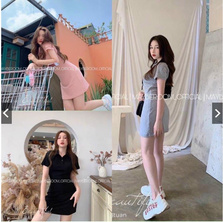 Đầm polo sơ mi xinh đẹp