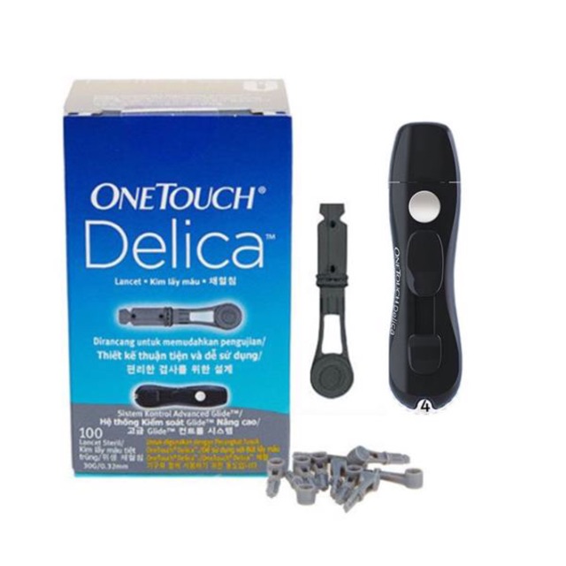 HỘP 25 KIM LẤY MÁU MÁY THỬ ĐƯỜNG HUYẾT ONETOUCH ULTRA PLUS FLEX