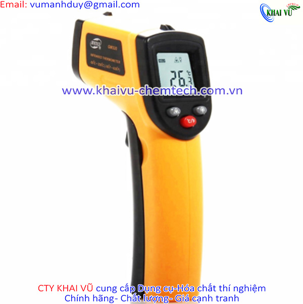 Nhiệt kế hồng ngoại công nghiệp cầm tay GM320 Max 380°C