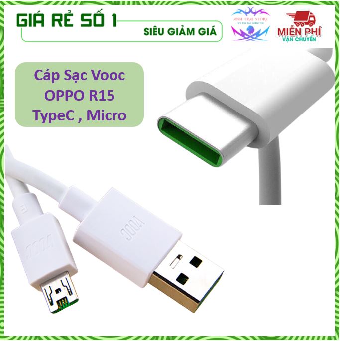 DÂY SẠC NHANH OPPO Cáp sạc nhanh Oppo VOOC 4A zin new