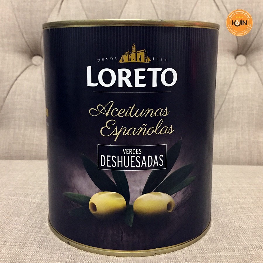 Qủa oliu xanh tách hạt Loreto 3kg