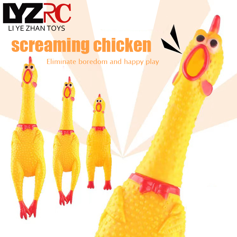 Lyzrc đồ chơi trẻ em đồ chơi thông hơi gà la hét đồ chơi thông hơi gà la hét đầu gà đồ chơi chó thú cưng gà