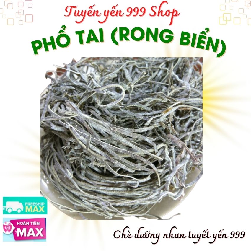 100 gr Phổ tai (rong biển) cắt sợi, nguyên liệu nấu chè, hầm canh- Tuyết yến 999 Shop
