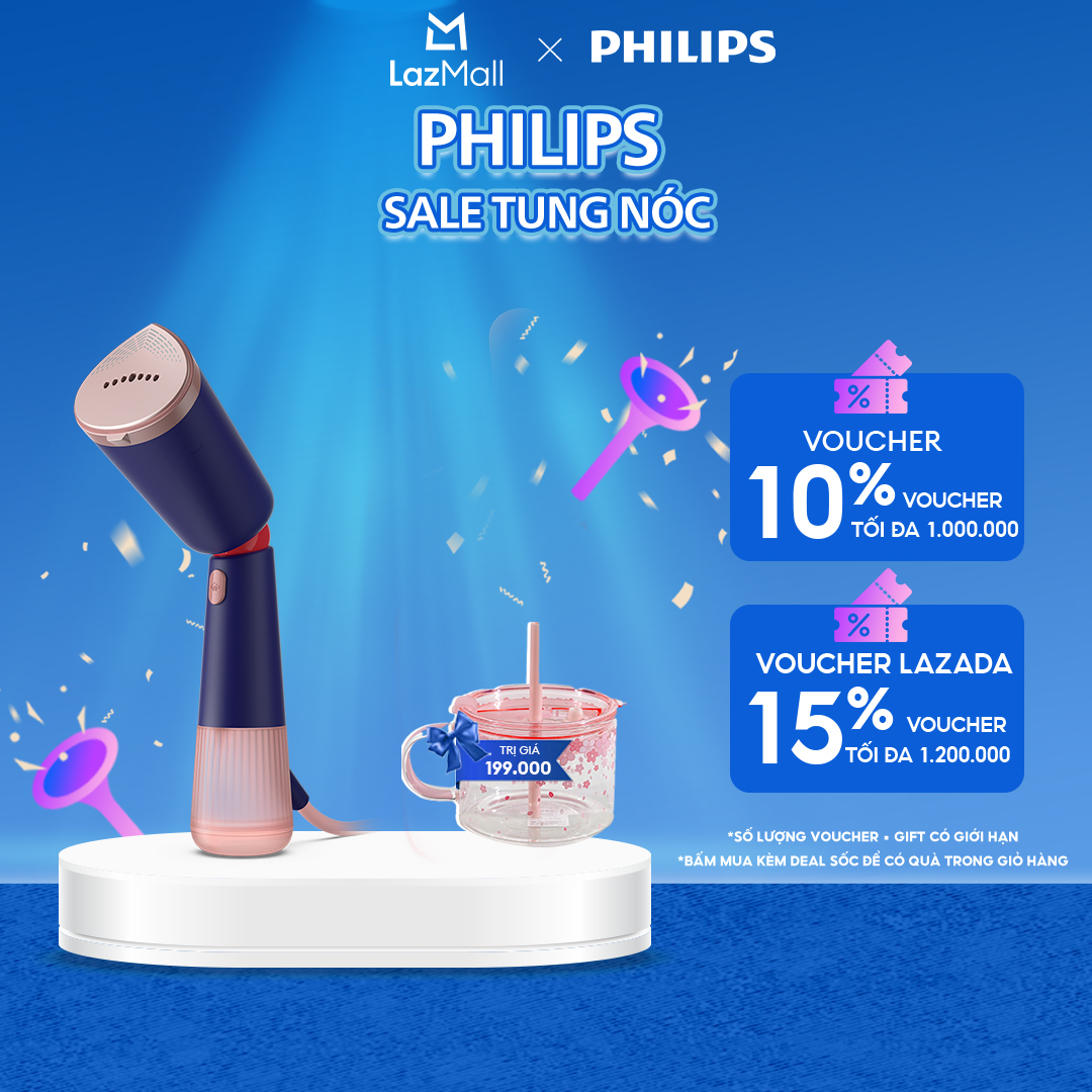 Bàn Ủi Hơi Nước Cầm Tay Philips STH5030/20 |1400W - Hàng Chính Hãng