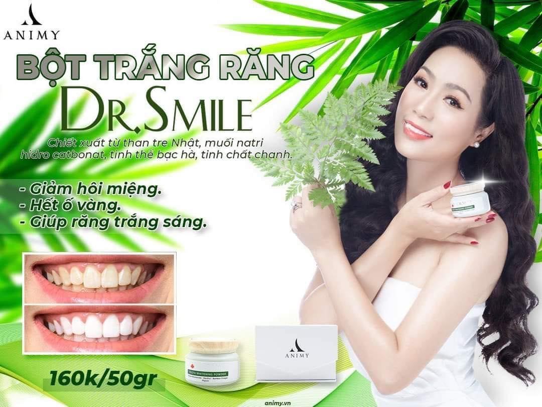 BỘT TRẮNG RĂNG HẾT Ố VÀNG- GIẢM HÔI MIỆNG DR.SMILE
