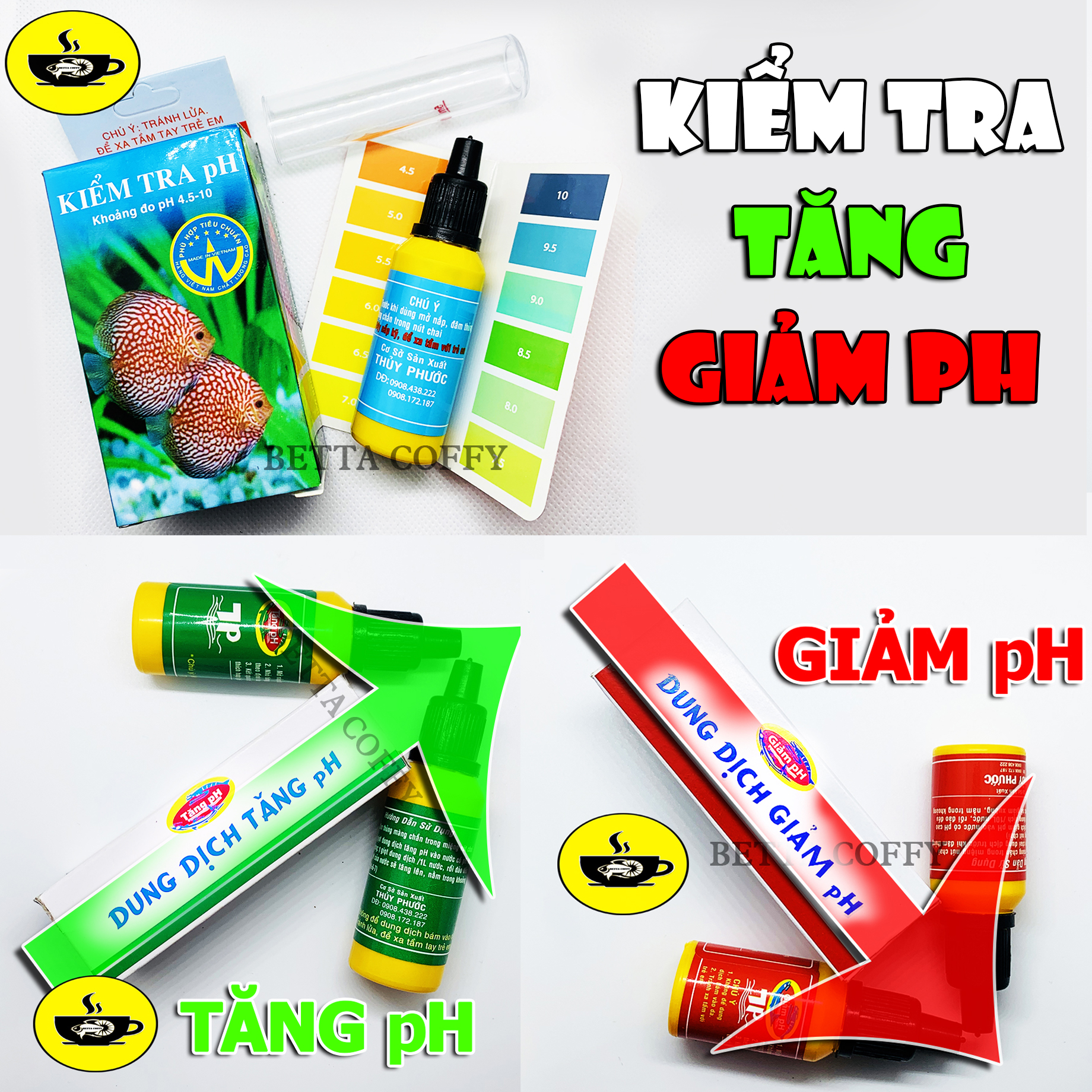 Dung dịch kiểm tra độ Ph - BETTA COFFY