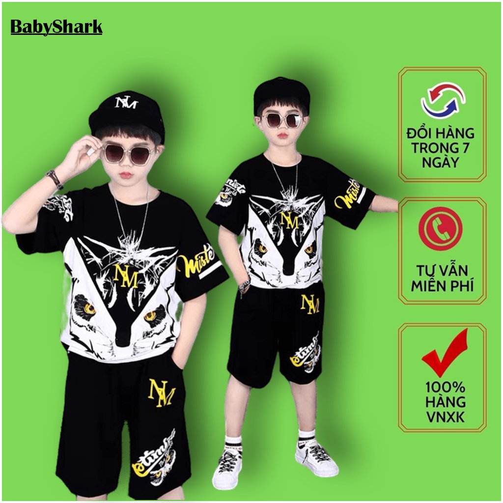 [HCM]Quần Áo Trẻ Em Nam Babyshark thời trang bé trai phong cách hàn quốc (123)