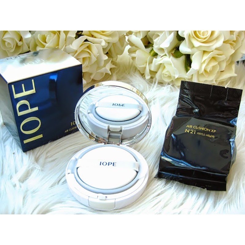 Phấn nước iope tặng kèm lõi sơ cua